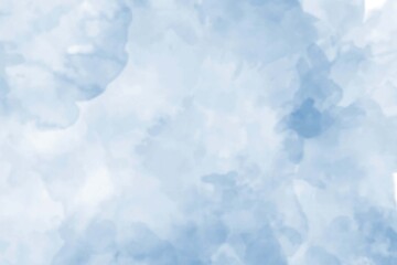 Fototapeta premium Soft blue and white watercolor wash texture background