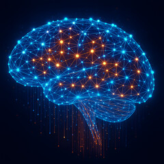 abstract background with glowing circles