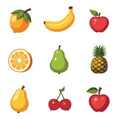 set of fruits