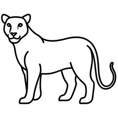 Minimalist Line Art Illustration of Panthera Leo Leo Vector

Minimalist Lion Line Art Vector ,Elegant Panthera Leo Outline,
Modern Lion Logo Illustration