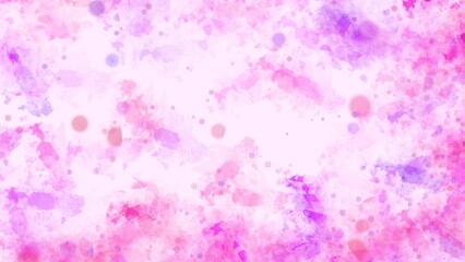 Pink Violet Speckle Watercolor Texture.