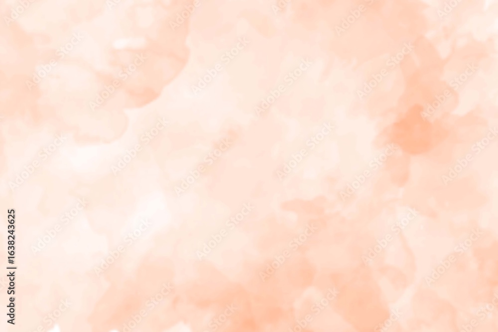 Poster soft peach and cream watercolor texture background with subtle blending