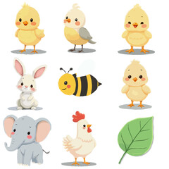 Cute Little Animals - Random, Simple, Iconical Animal Designs 