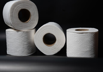 Beauty tools on pastel background