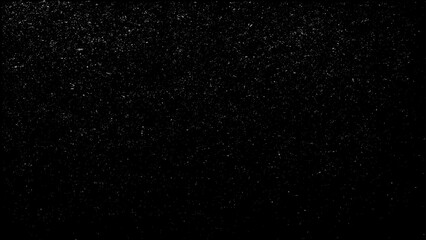 Night sky with bright stars of the constellation Cassiopeia. A view of the open space. Photographed close-up on long exposure. 