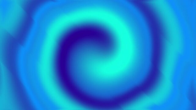 Animation of blue gradient shape with overflows, distortions, shine and changeable shapes on the background