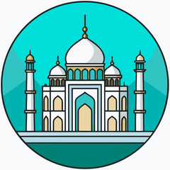 Taj Mahal Illustration