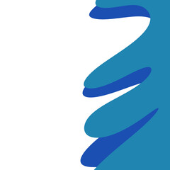 Obraz premium abstract blue background with wave