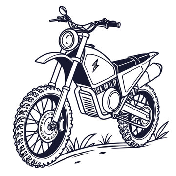 Dirt Bike clip art preview