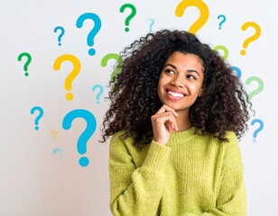 Uncertain Future?  A Young Woman Contemplates Life's Questions