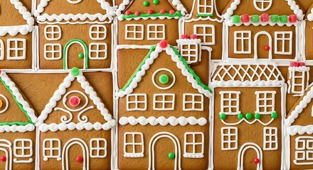 Gingerbread Village Delight: A Sweet Symphony of Festive Houses, Whimsical Gingerbread House Town: Holiday Baking and Frosting Creations