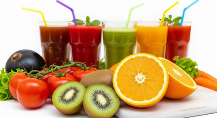 juice and fruits
