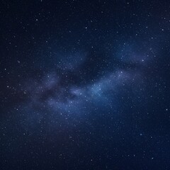 Obraz premium Vast expanse of the night sky filled with countless twinkling stars and nebulae, a cosmic spectacle.