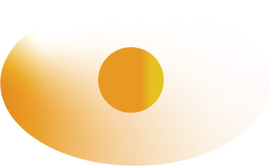 egg on a white background