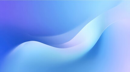 Obraz premium Soft Blue Gradient Background in Minimalist Design Style