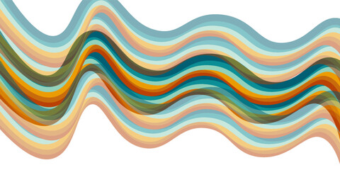 retro colors 1970s 1900s 70s 80s 90s. Retro vintage style 70s striped background poster lines. modern. vector.