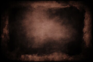 Aged, textured, dark brown background with a framed, smoky effect