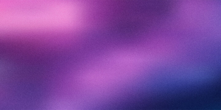Cosmic purple nebula with grainy texture abstract background