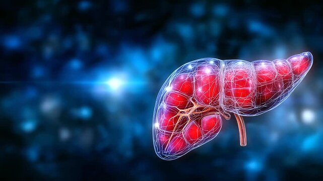 3D Detailed Illustration of Human Pancreas Anatomy