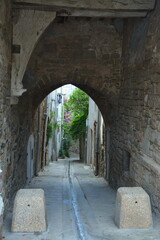 Fototapeta premium Hyères - Cité Médiévale - Ruelle de la Vielle ville