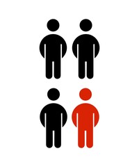 The computer icon logo is both red and black. The most popular logo four icon is JPG format