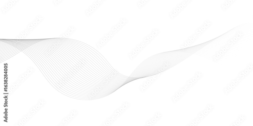 Poster abstract wave element for design. digital frequency track equalizer. stylized line art background, g