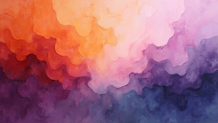 Colorful watercolor abstract patterns