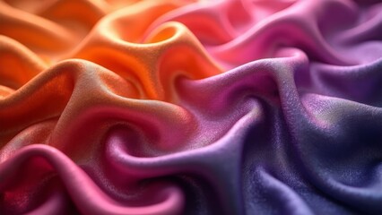 Pink purple silk wrinkled texture