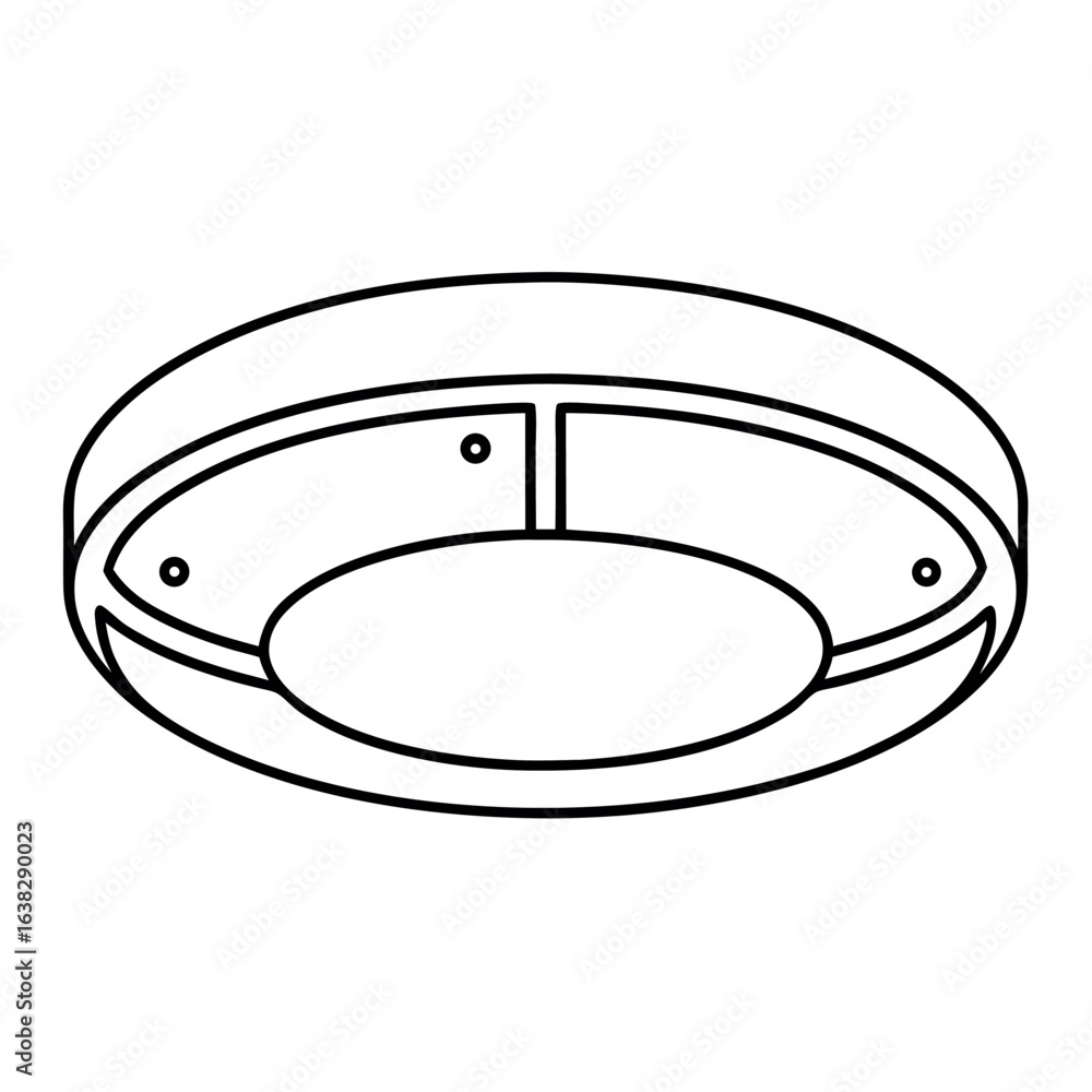 Aufkleber modern energy efficient round ceiling light fixture with clean lines and minimalist design perfect f