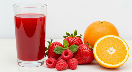juice and fruits