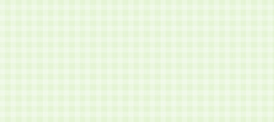 Geometric green plaid print in pastel tones, vector background