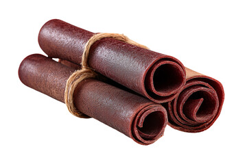 Rolled fruit leather sweet treat natural snack healthy dessert