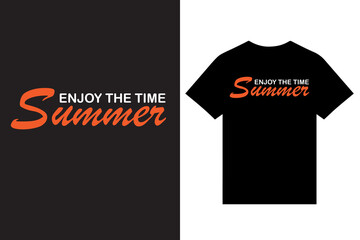 Enjoy The Time Summer Typography T Shirt Design, Summer Sunrise Typography T Shirt Design, Sunset Summer Typography T Shirt Design, California Summer Typography T Shirt Design,  Summer Surfing.
