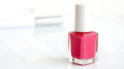 pink nail polish
