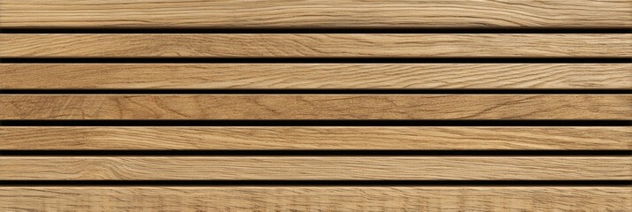 Close-up view of light brown wooden planks arranged in horizontal rows