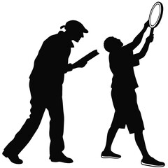 People Holding a Mirror