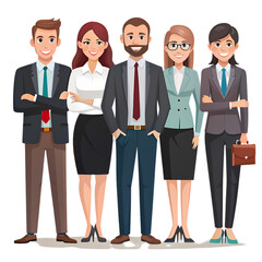 Confident Business Team Portrait