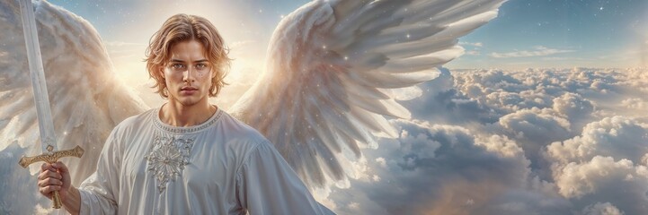 A portrait of an archangel