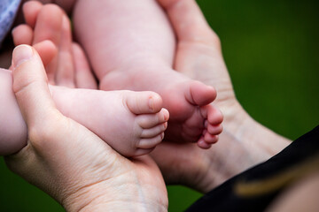 Baby feet toddler children details hands couple family texture