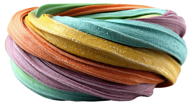 Colorful slime swirl: A mesmerizing swirl of vibrant, pastel-colored slime, displaying the playful beauty of textures and hues, offering a feast for the eyes and igniting the imagination.