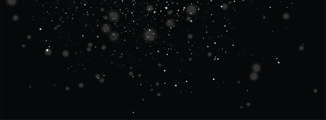 Vector snowfall light effect snowflakes snow illustration background design