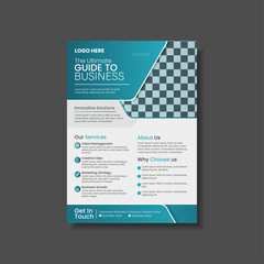 Modern Corporate Flyer Template for Business Strategy, Marketing, and Growth Services