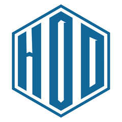HOO letter design. HOO letter technology logo design on a white background. HOO Monogram logo design for an entrepreneur and business.
