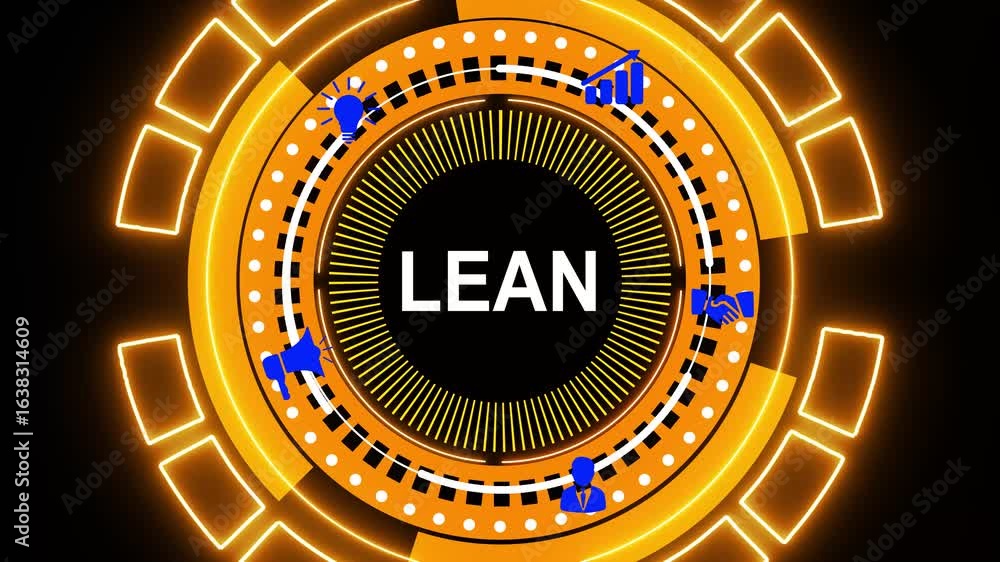Poster vlean is a management philosophy focused on maximizing value by minimizing waste and improving proce
