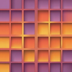 Abstract grid sunset gradient background, website design