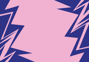 Electric Surge Bold Zigzag Pattern with Copy Space