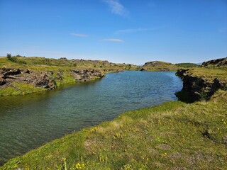 See Island Myvatn Norden