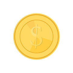 coin. dollar. world currency. vector illustration