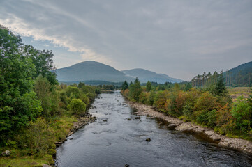 river in the mountains