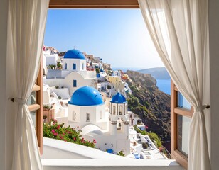 santorini island greece © Marilin